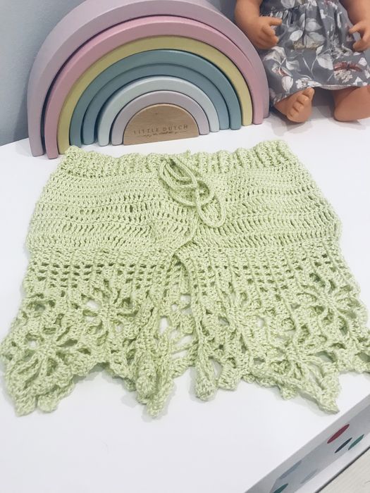 Spodniczka na plaże handmade