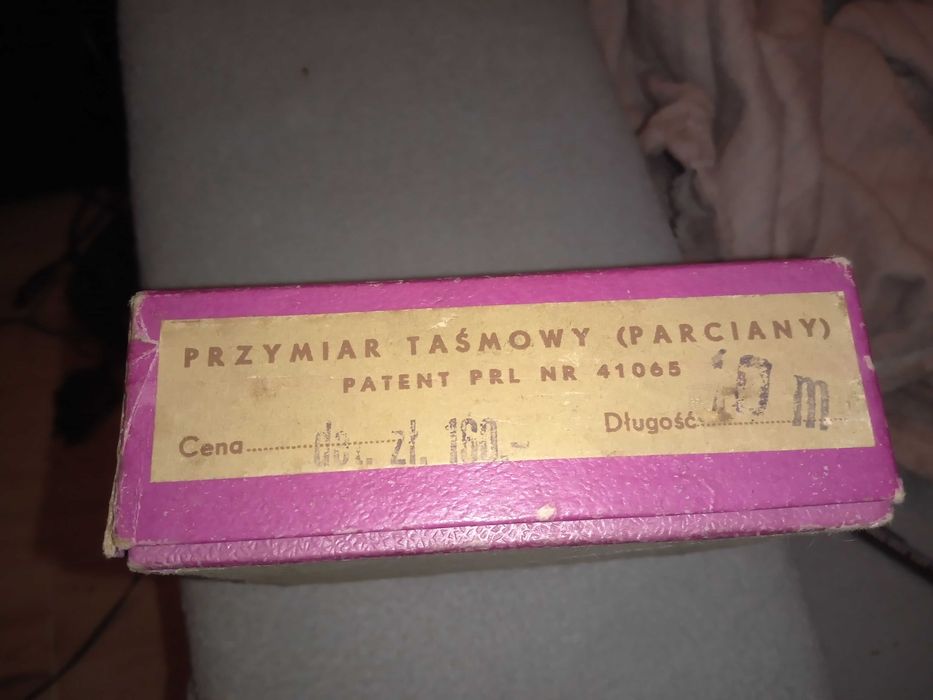 Taśma miernicza zbrojna 10M ELEKTROMECHANIK - PRL NOWA