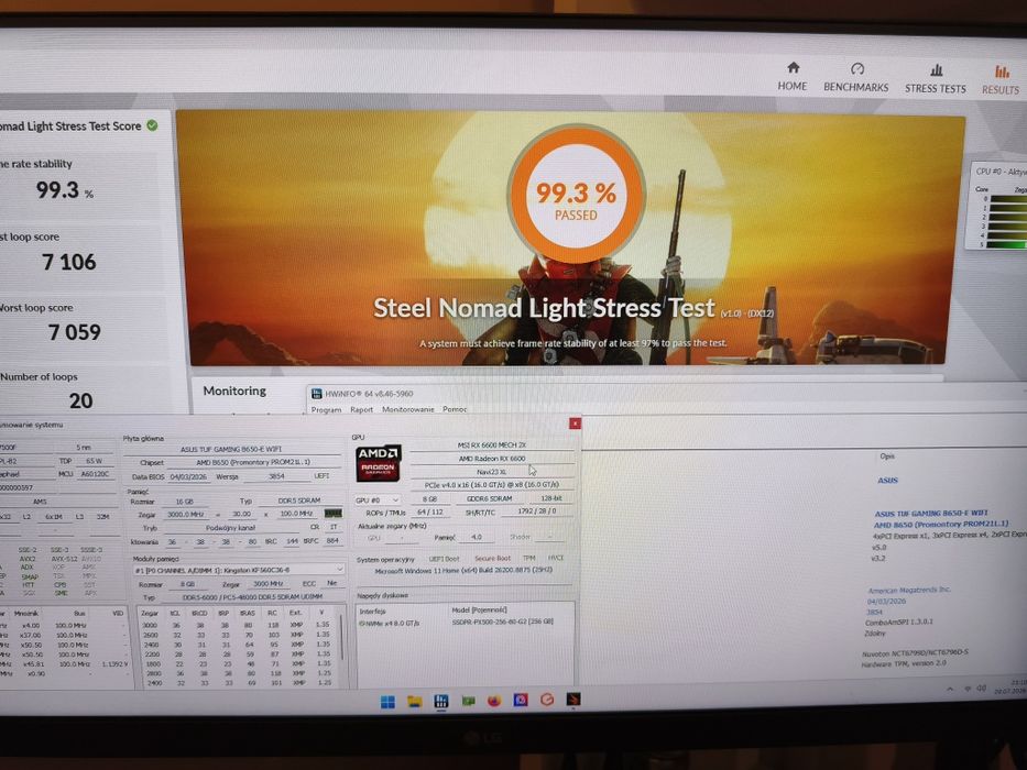 Płyta główna AM5 Asus Tuf Gaming B650-E Wifi