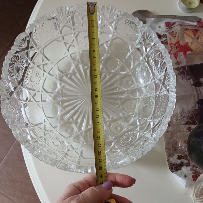 Хрустальные ваза для фруктов