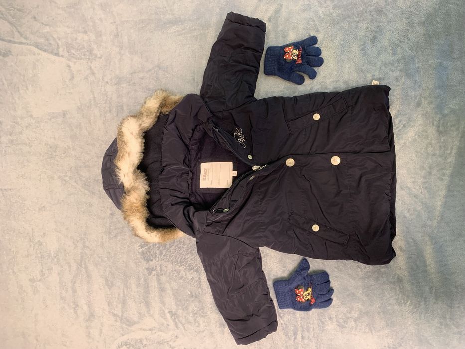 куртка теплая Kanz в идеальном состоянии для девочки, комбинезон д/с