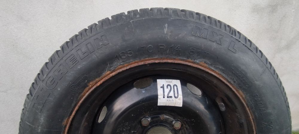 Roda suplente pneu 165/70r14