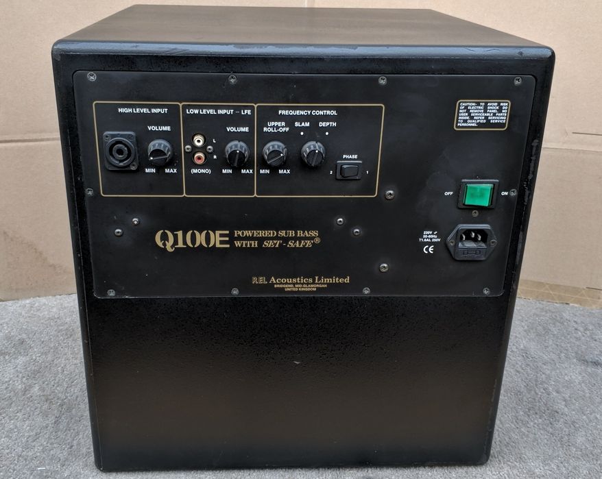 REL Q100E zamknięty subwoofer do kina i stereo Kielce • OLX.pl