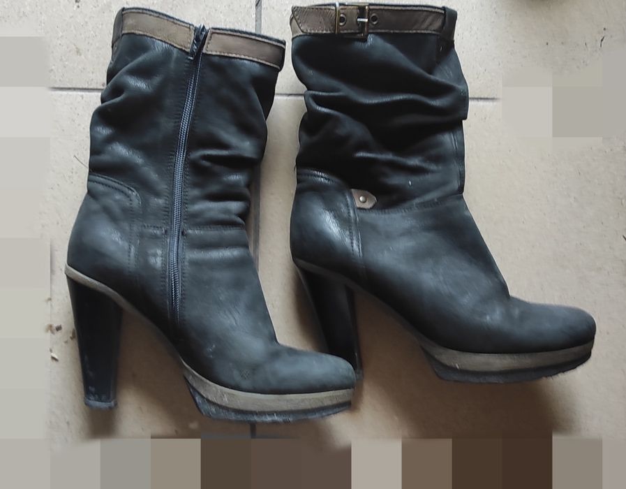 Botki damskie za kostkę Ryłko nr  39,5