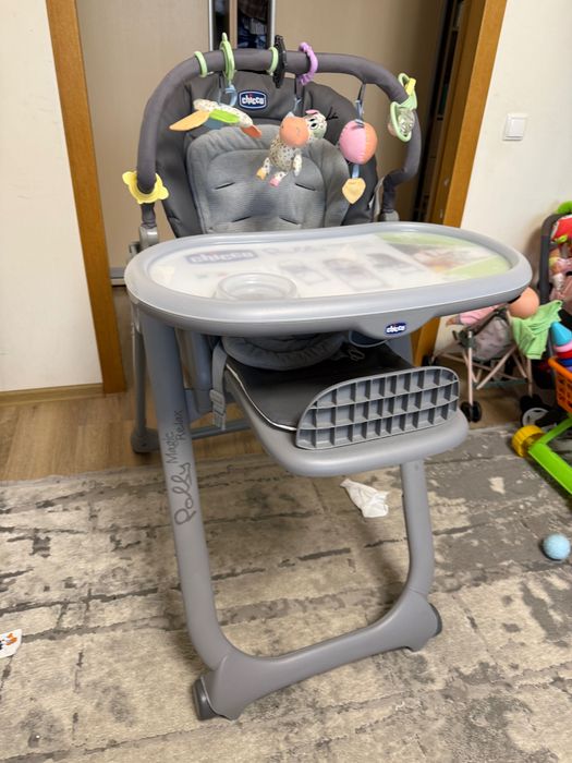 Стільчик для годування Chicco poly magic 3в1