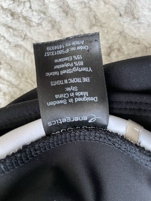 Sportowe legginsy w kwiatki r.S
