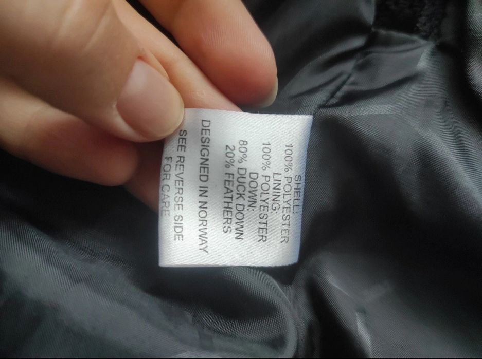 Puchowa kurtka- kacze pierze