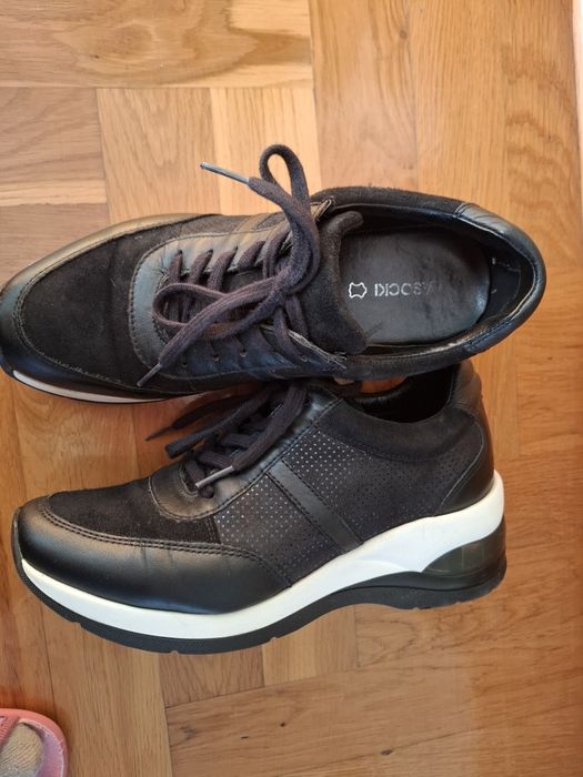 Sneakersy buty sportowe, skóra Lasocki 38