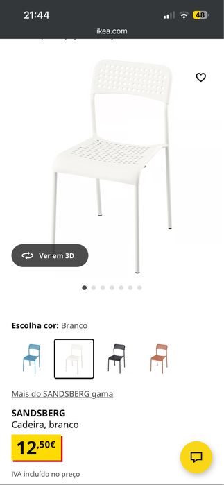 Cadeiras Sandsberg IKEA