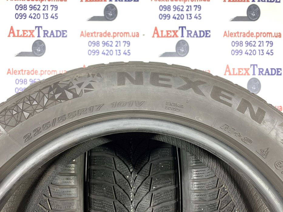 4 шт. 225/55 R17 Nexen Winguard Sport 2 зимові шини б/у, протектор 6мм
