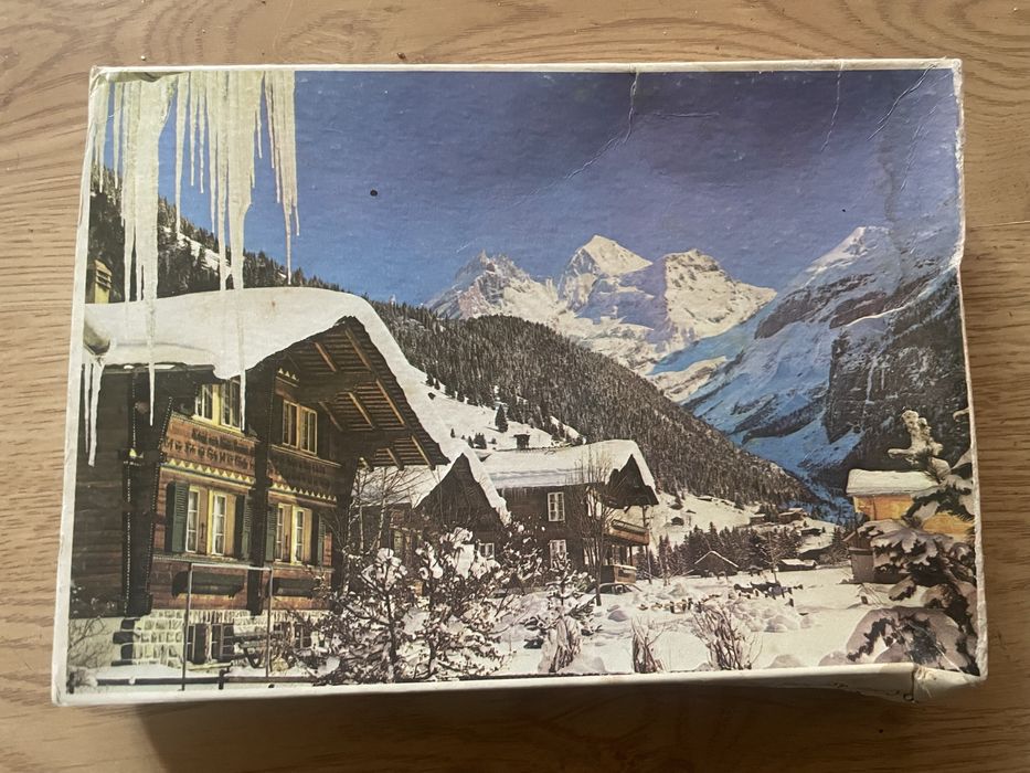 Stare kolekcjonerskie puzzle retro vintage prl niekompletne 150 el