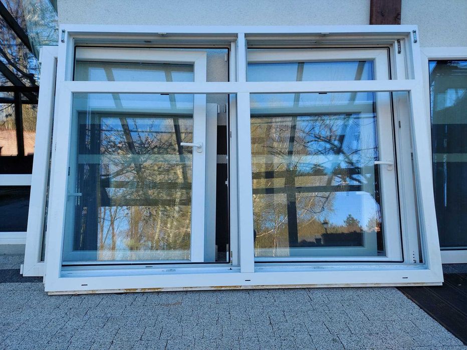 Okno dwuskrzydłowe (210cm x 144cm)