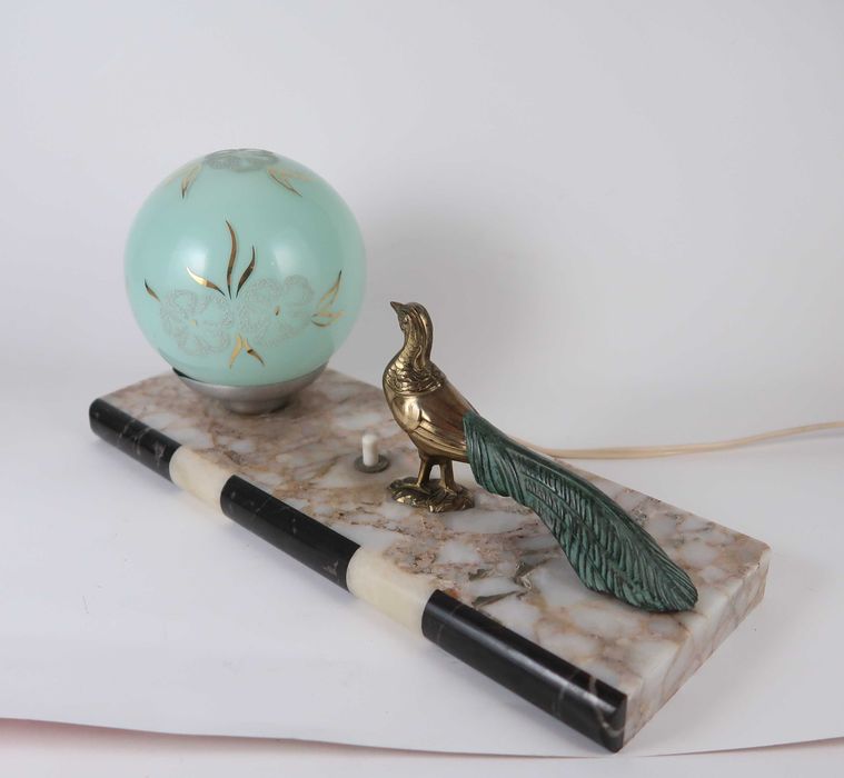 Candeeiro de mesa antigo Art Deco (Ref. 2)