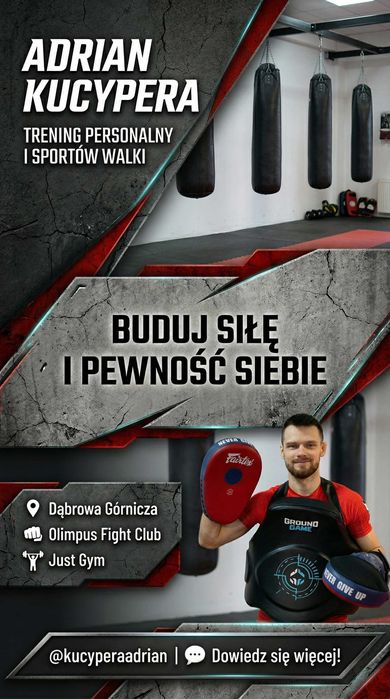 Trener personalny / Trener sportów walki - Kickboxing, Boks, Trening funcjonalny - Dąbrowa Górnicza
