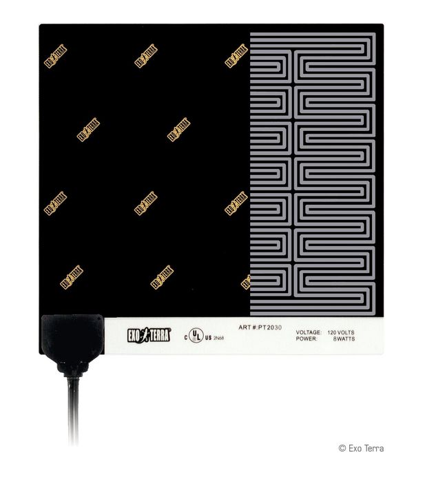 exo terra mata grzewcza 8w 20x20