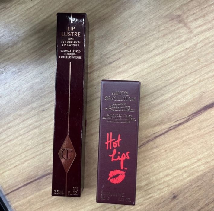 Charllote Tilbury blyszczyk i szminka