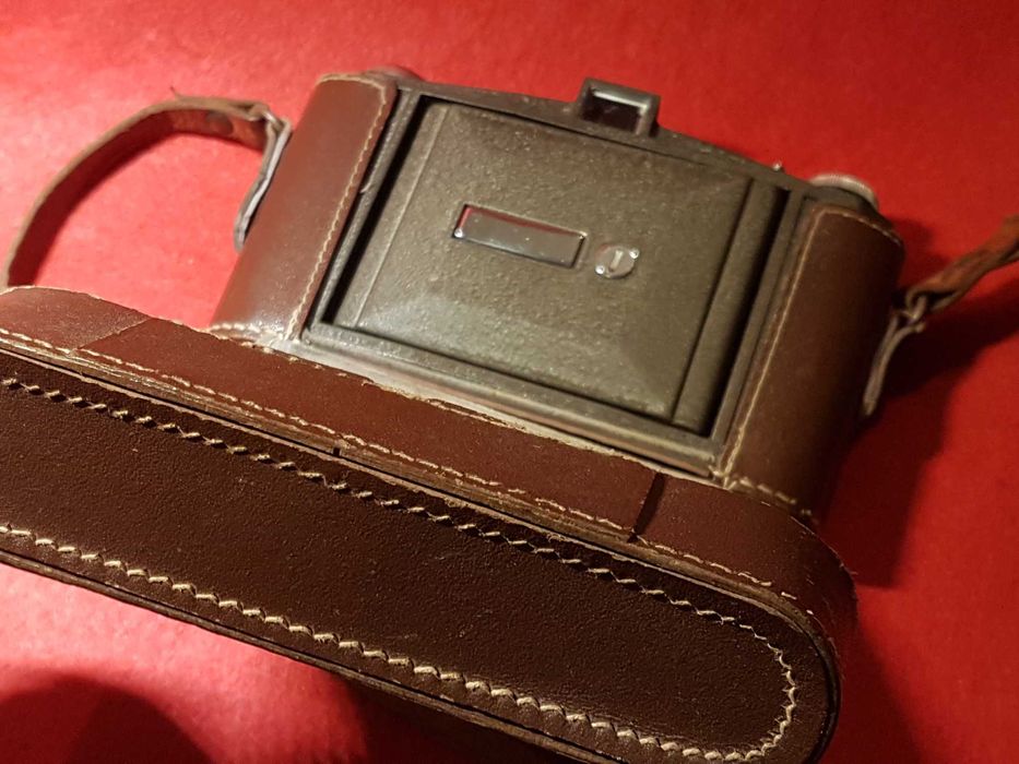 Câmera Vintage Ross Ensign Folding, com Lente Epsilon e Bolsa