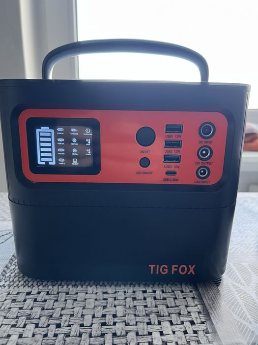 Зарядна станція 500 Вт Tig Fox T500 540Wh / 850W Li-ion  зарядка 3 час