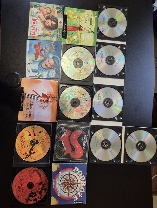 Sprzedam zestaw 15 płyt CD z audiobookami dla dzieci