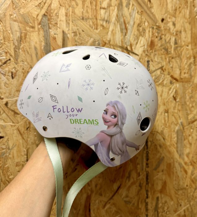 Kask, rowerowy na hulajnogę Frozen Anna Elsa skate