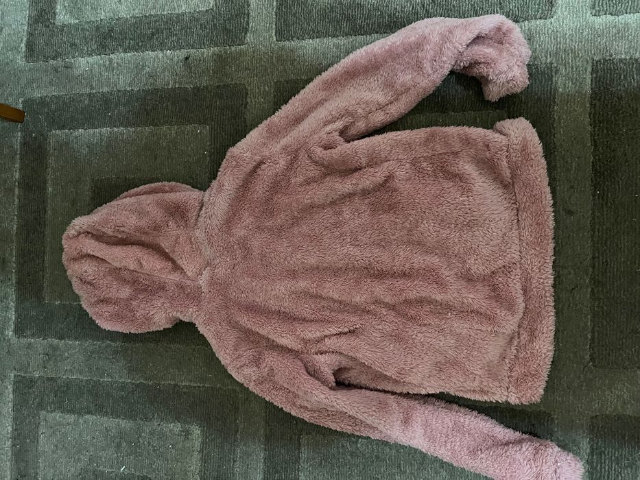 Casaco pelo rosa tamanho s