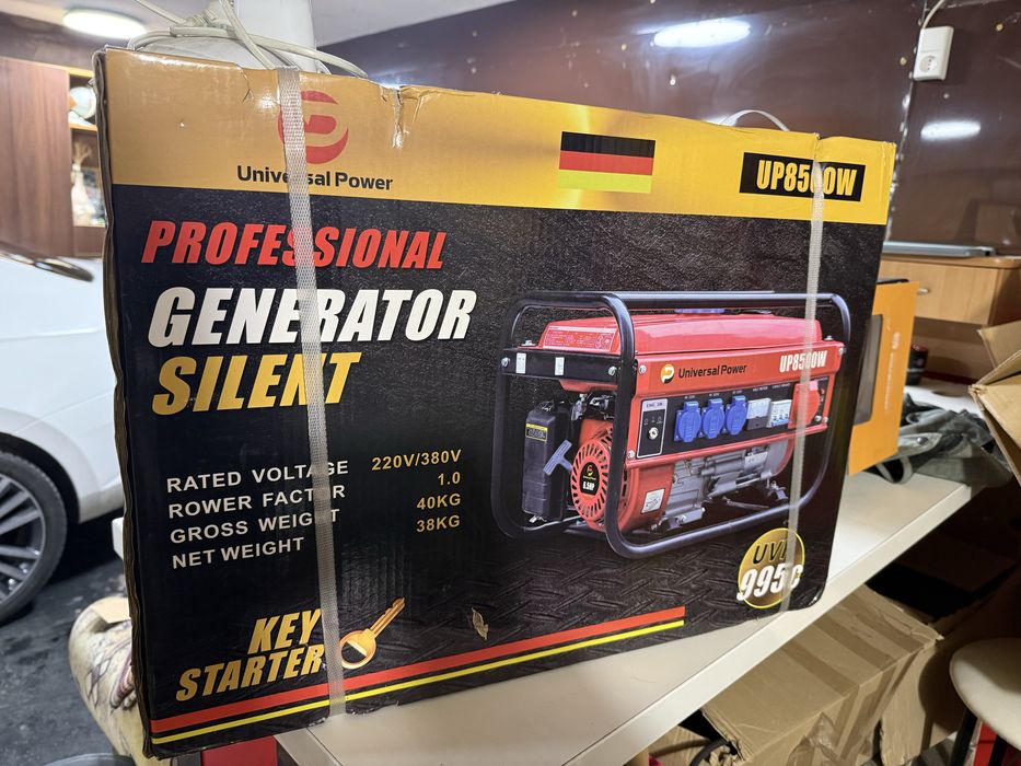 Генератор 3-х фазний 8.5квт новий!220в/380в