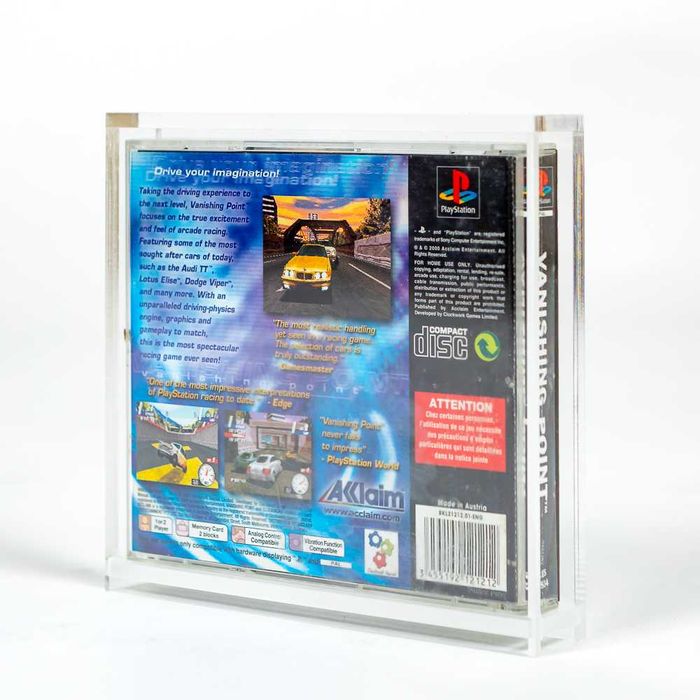 Caixas em acrílico para jogos Sony Playstation