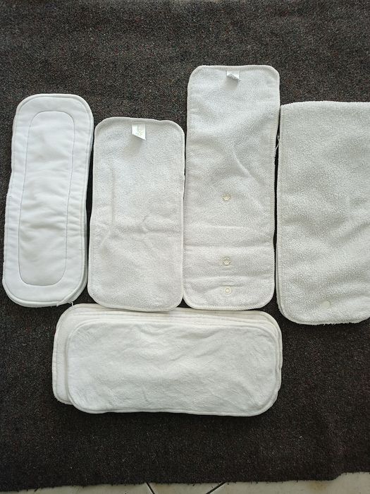 Absorventes de microfibra e de bambú