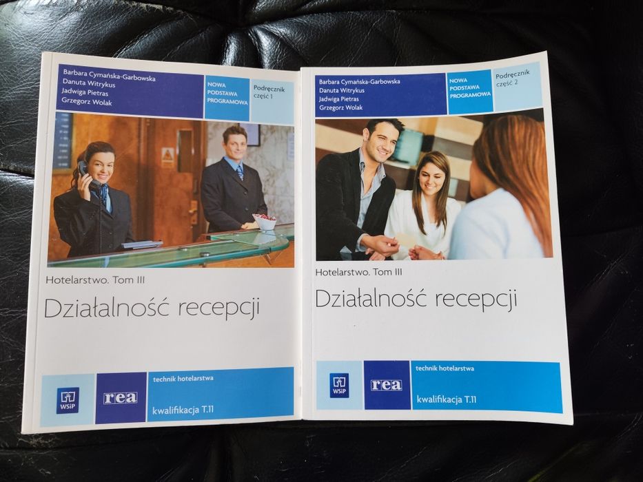 Działalność recepcji hotelarstwo tom 3 część 1 + 2
