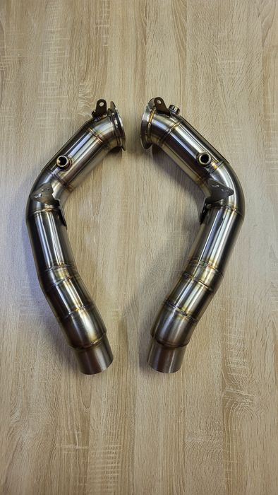 Даунпайп BMW M5 M6 F10 F12 F13 F06 S63 HEAT SHIELD Downpipe БМВ