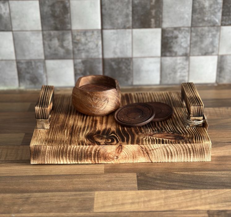 Tabuleiro de servir/ decoração da mesa