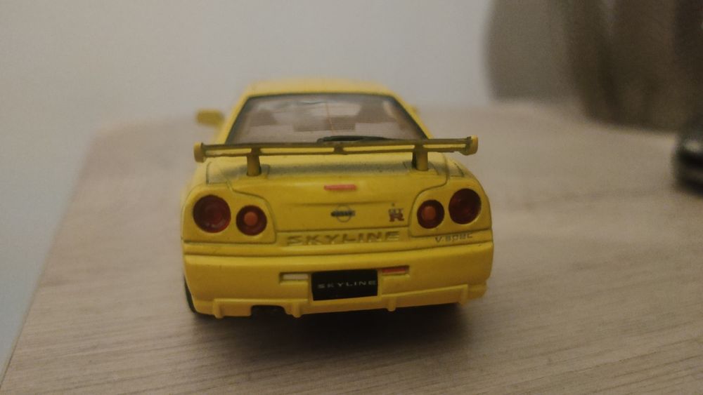 Nissan Skyline GT-R R34 Kinsmart skala 1/36 Warszawa Praga-Północ • OLX.pl - nissan skyline gt r r34 olx