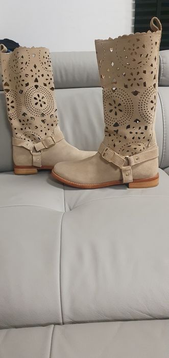 Kozaki Twinset Milano skora zamszowe nowe 38