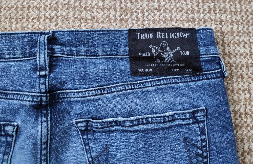 True Religion Rocco No Flap Skinny джинси оригінал W34