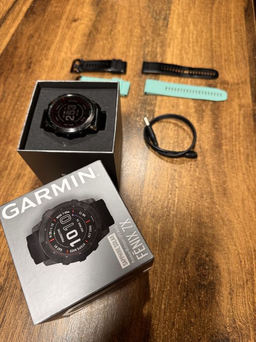 Garmin Fenix 7X Solar Sapphire –komplet + dodatkowe paski