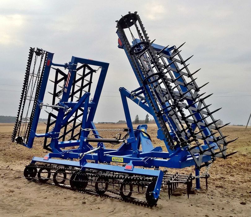 BRONY POLOWE ZĘBOWE CIĘŻKIE Brona Ciężka Włóka Wałki 7,6,5,4 polowe