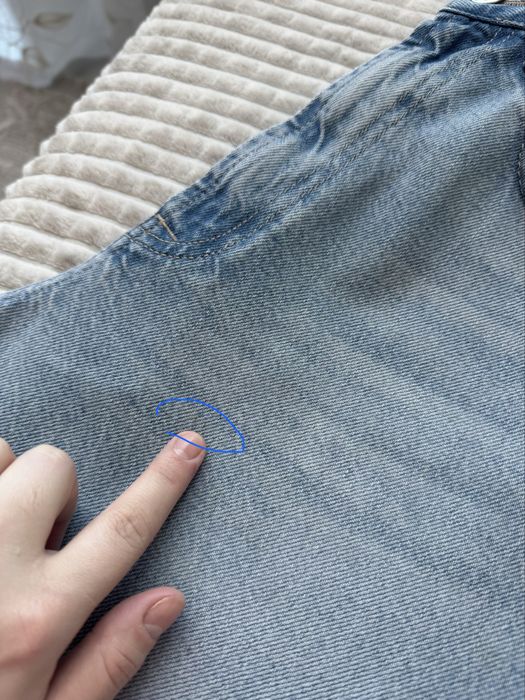 Джинси Wide Leg ZARA 38/M mex.28 блакитні джинси