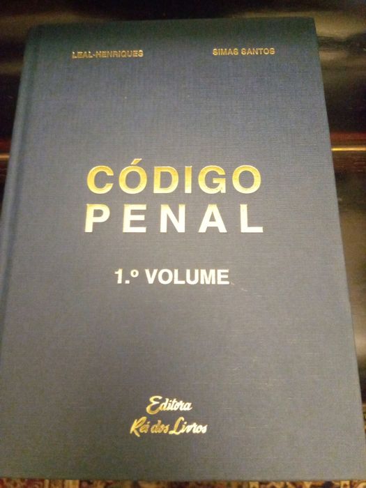 Código Penal 1 volume de Leal Henriques e  código penal quid juris