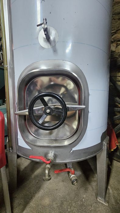 Cuba aço inox para vinho 550l como nova