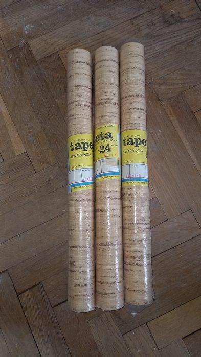 3 rolki tapety wklęsłodrukowe