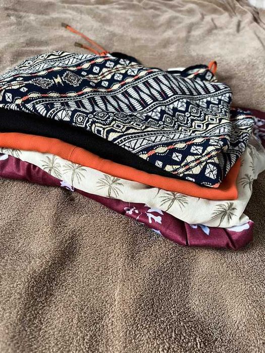 MEGA PAKA 5 topy Pull&Bear Boohoo RiverIsland NewLook PatPat S M 36 38