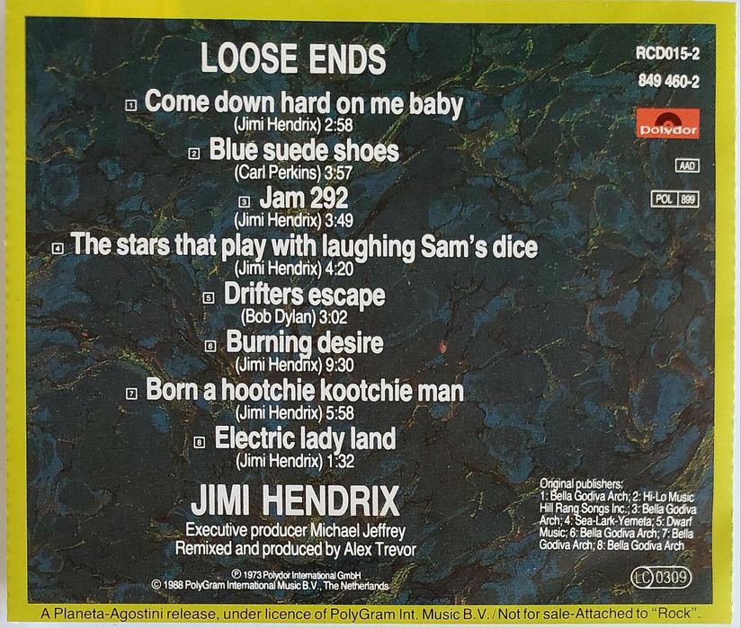 CD Jimi HENDRIX - Loose Ends