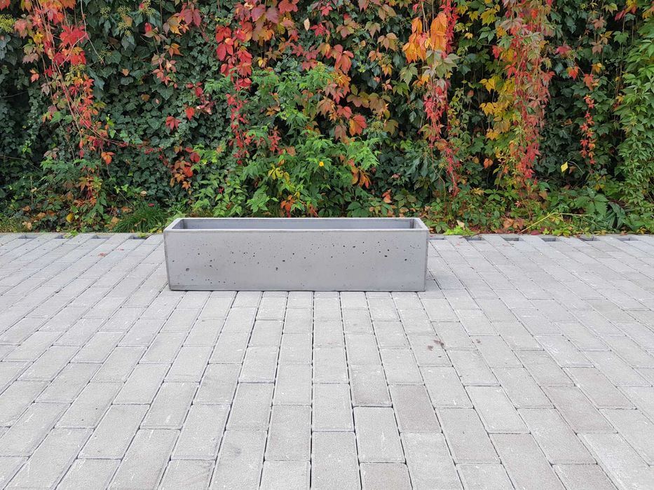 Donica Betonowa Slim 100x20x25 Impregnacja, Różne kolory inne rozmiary