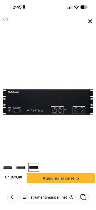 Stagebox digital PreSonus NSB 32.16 — 32 entradas / 16 saídas — Nova