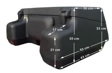 Mala Moto4 150L | Bagageira Quad ATV UTV Moto 4 Mota