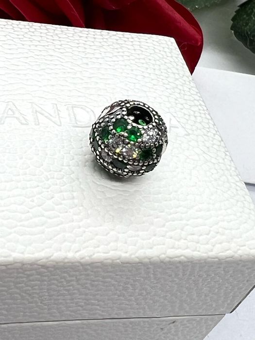 Charm's kula stoper otwierany kryształki srebro S925