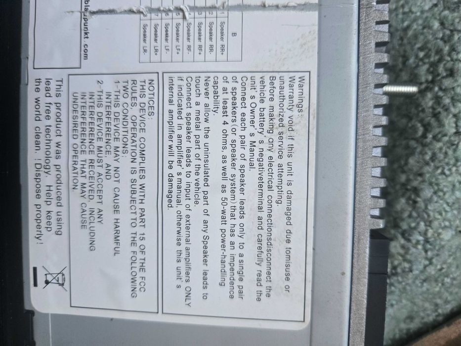 radio samochodowe blaupunkt