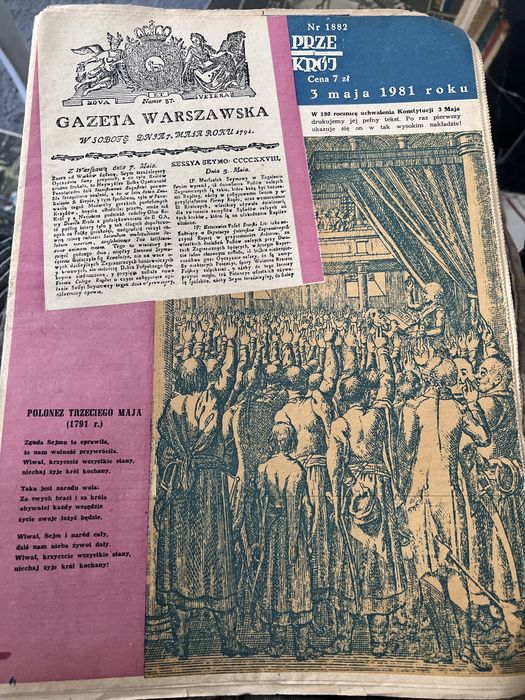 Gazeta Przekrój 3 maja 1981 r nr 1882 - kolekcja gazet PRL