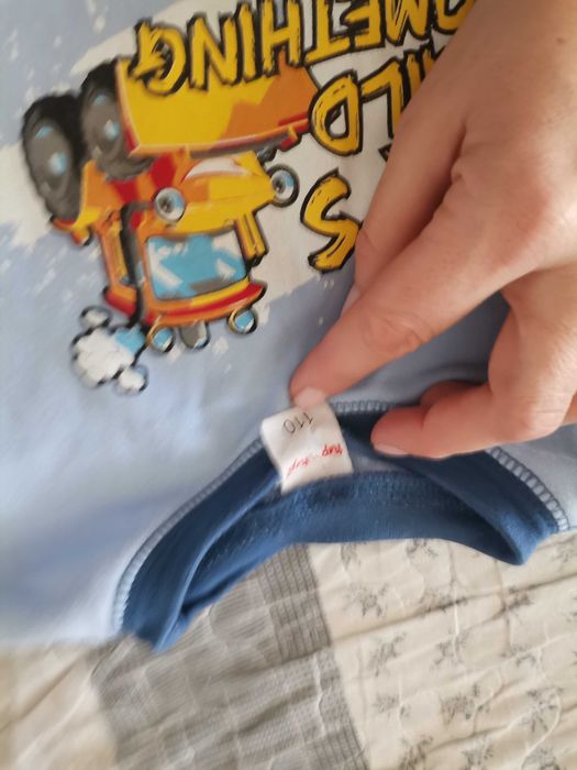 Piżama Tup tup rozmiar 110 chłopiec straż  bawełna buldozer