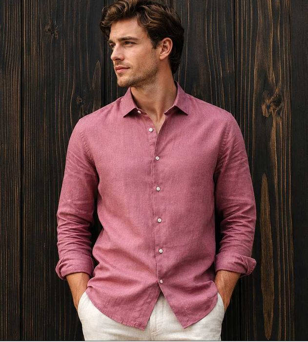 Рубашка Marks & Spencer® лён XL